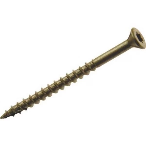 Deck Screw, #9 x 3 in, Flat Head, Torx Drive, Grip-Rite, Mfr#: L3STGD5